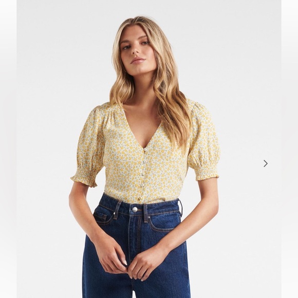 Forever New Tops - Forever New - Mietta Button Down Blouse